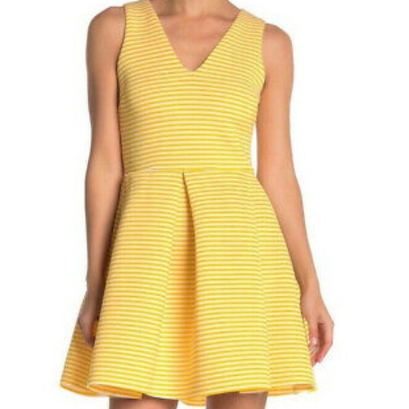 love...ady Dresses & Skirts - Love...Ady white and yellow skater dress size M